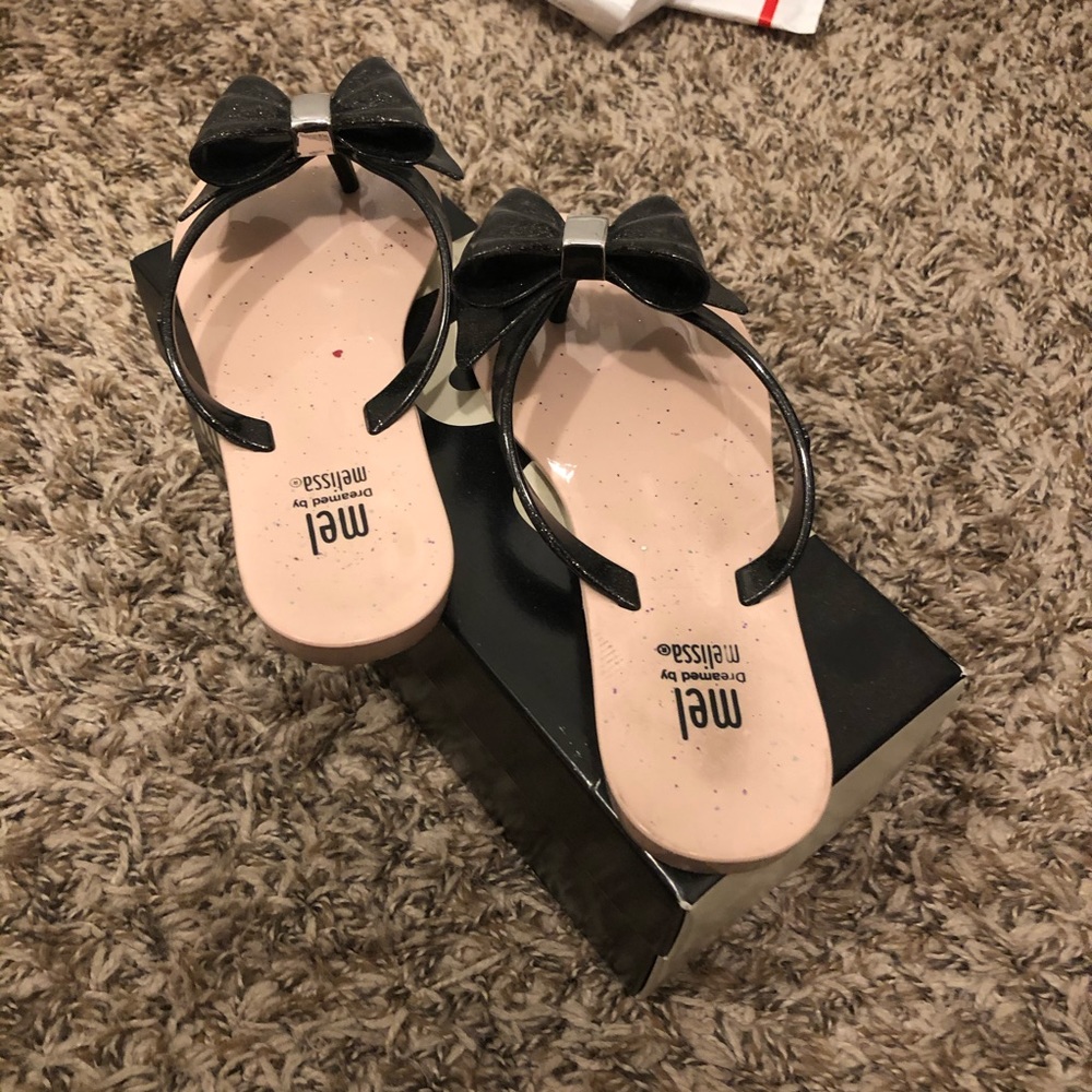 Mini Melissa Mel Harmonic III Flip-Flop Sand 13LK - Picture 4 of 6